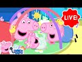 🔴 🎶 LIVE Peppa Pig Songs | Afterschool Playtime with Peppa + Evie | Nursery Rhymes Kids Songs