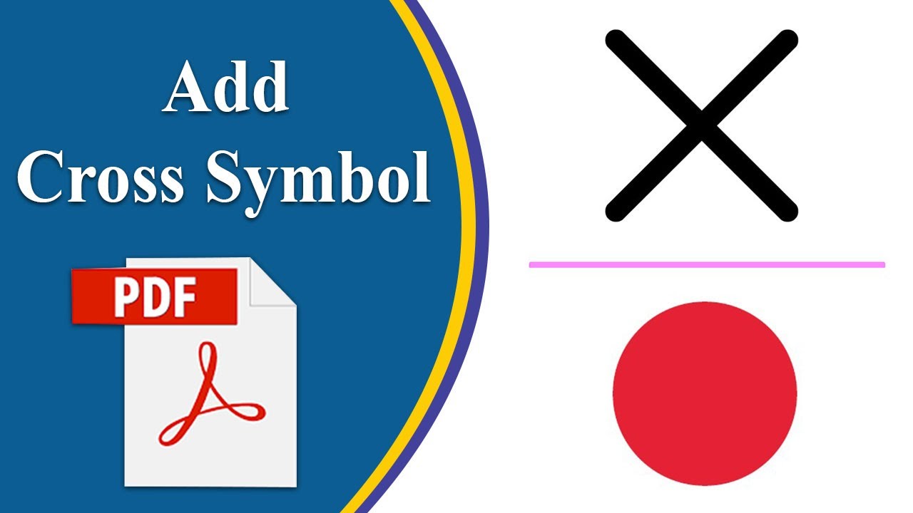 How to add a cross symbol check box in pdf (Prepare Form) using Adobe  Acrobat Pro DC 