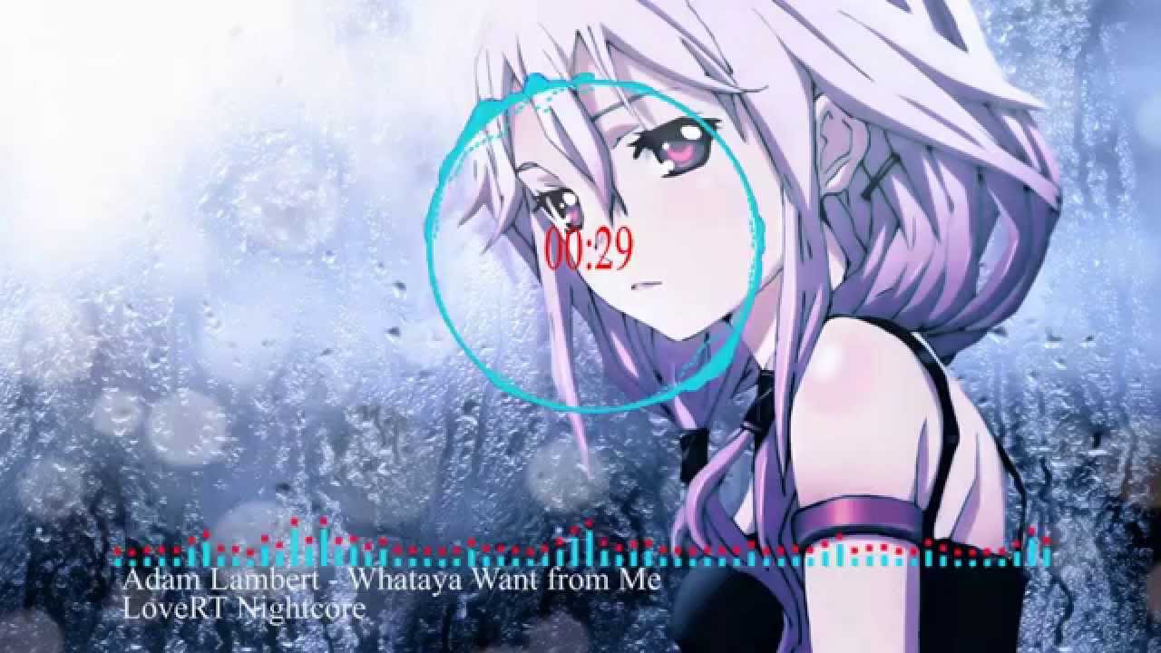 Nightcore:Adam Lambert - Whataya Want from Me