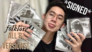 Folklore by Taylor Swift *Signed* Unboxing (All 8 Versions)