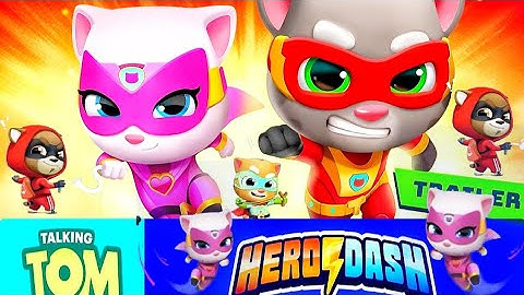 Talking Tom Hero Dash Big Update All Levels Gameplay walkthrough android, iOS