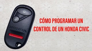 Como Programar El Control De Un Honda Civic