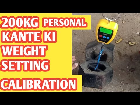 PERSONAL 200KG HANGING SCALE FALSE WEIGHT SHOW KR RAHI H. HO CALUBRATE DIGITAL