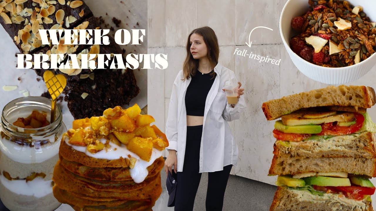 WEEK OF BREAFAKSTS // FALL-INSPIRED // VEGAN