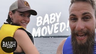 WE FELT THE BABY MOVE! (update from a canoe) 🛶👶🏻