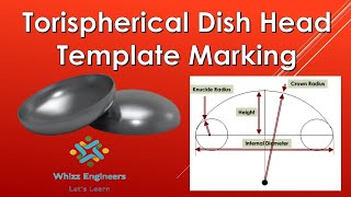 Torispherical Dish Head Template Marking @ Whizz Engineers