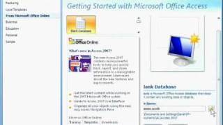Celebrity beginning a new database in access 2007 tutorial Wealth
