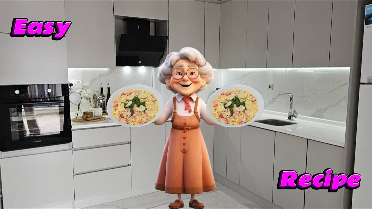 COOKING CRAB STICK SALAD | AMAZING HOMEMADE RECIPE 