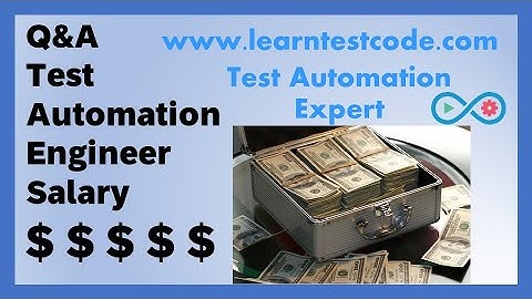 Test Automation Engineer Salary $$$$ #testautomationexpert #testautomation #testautomationsalary |QA