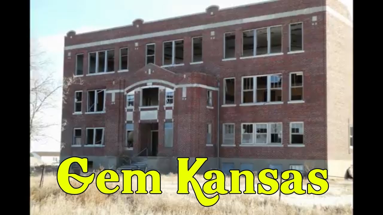 Gem Kansas, A quick trip to a modern ghost town. YouTube