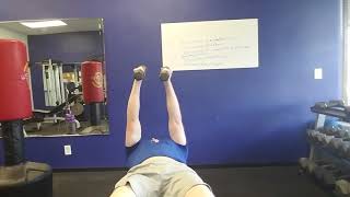 Lying Flat Dumbbell Fly