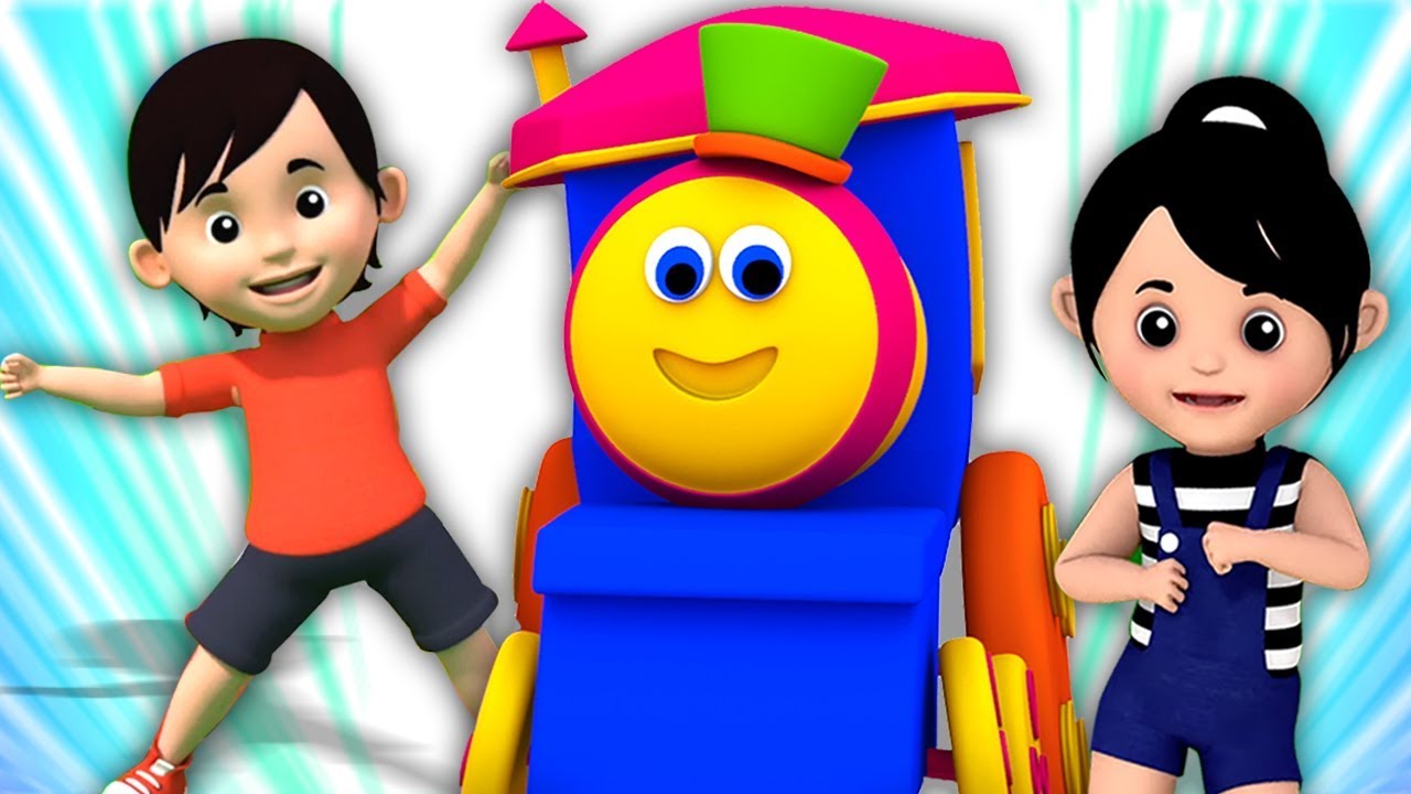 Canción Adjetivos | Bob Train Canciones 3D | Videos Educativos | Adjectives Song | Kids Cartoon