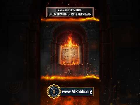 Рамбам о Геиноме. Ересь Ограничения 12 Месяцами