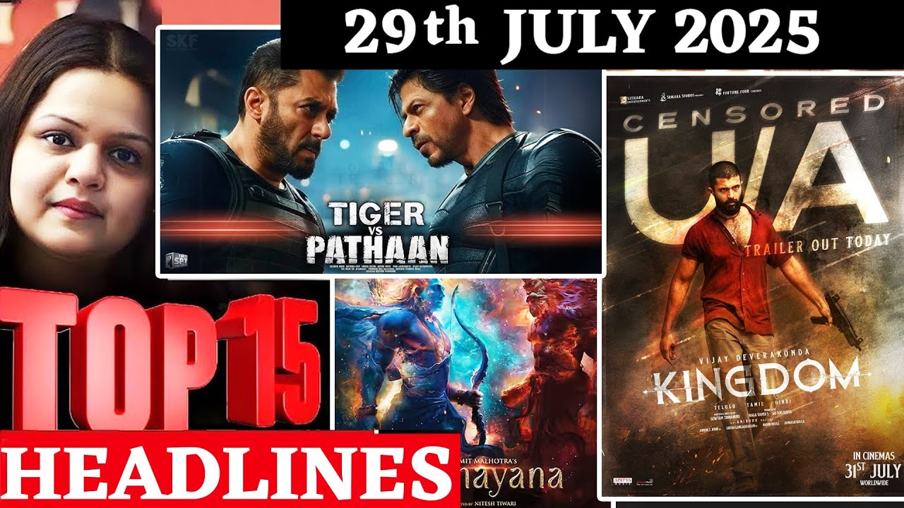 Top 15 Big News of Bollywood | 29th JULY 2025 | Salman Khan , Ramayana, Sunny Deol, Amir Khan