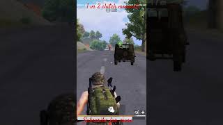 1 vs 2 clutch moment #bgmi