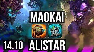 MAOKAI & Ashe vs ALISTAR & Xayah (SUP) | 69% winrate, 3/3/22 | EUW Master | 14.10