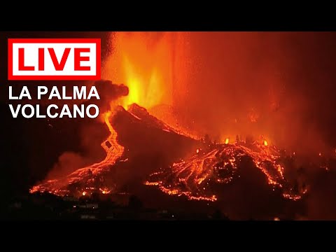 Moved: https://youtu.be/6g0Fy5X9Kkk La Palma Volcano Eruption, the Canary Islands (Feed #2)
