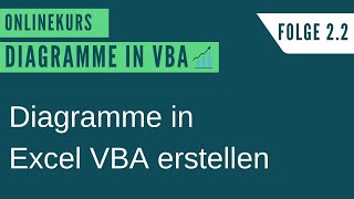 Excel VBA Diagramme Onlinekurs Folge 2.2 - Diagramme in Excel VBA erstellen