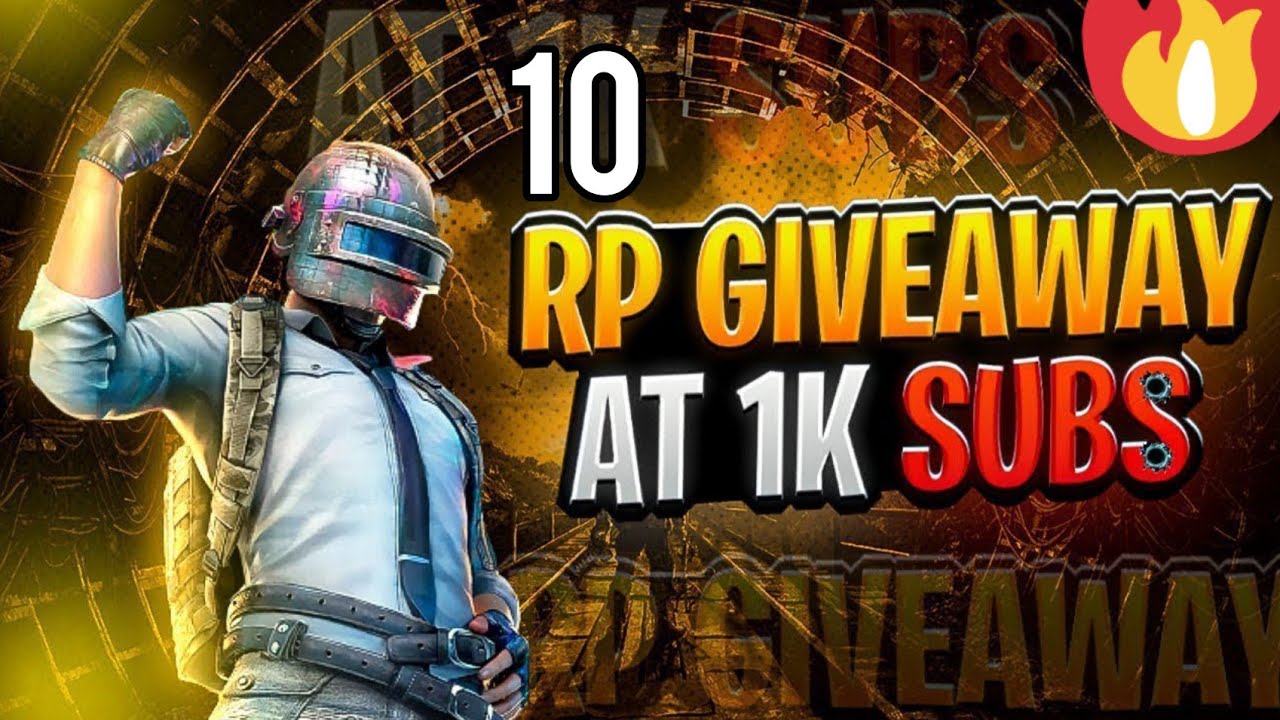 10 RP Give Away At 1k subscribers. 🥵 - YouTube