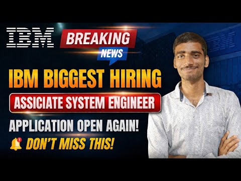 IBM Biggest Hiring 2026 🔥 Assistant System Engineer | Application Open ...