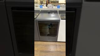 LG AI top load gas dryer black
