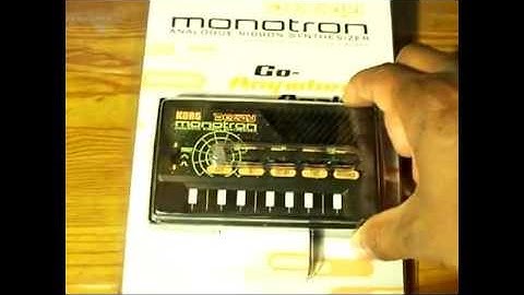 Korg Monotron Delay Unboxing