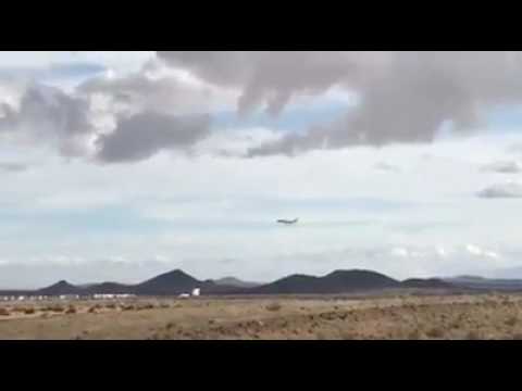 KLM Boeing 747 landt op vliegtuig kerkhof in Mojave-woestijn