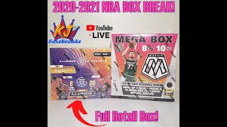 2020-2021 NBA Illusions Full Retail/ Mosaic Box Break! Mosaic Mega Hot Boxin! screenshot 5