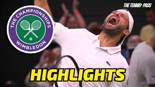 Wimbledon Highlights | DAY 4 | Dimitrov's Delight! | Princess Kate & Wins For Eala, Zverev, Rybakina