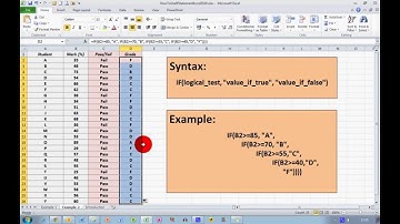 How To... Use If Statements in Excel 2010
