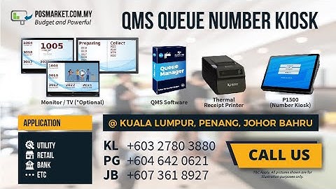 QMS Queue System POS Market Queue Manager Queue Management System