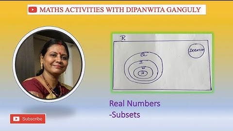 Subsets of real numbers