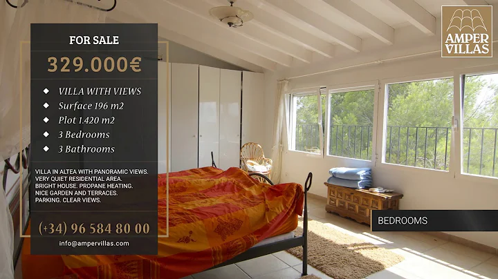 Villa for sale with panoramic views in Altea (C317)