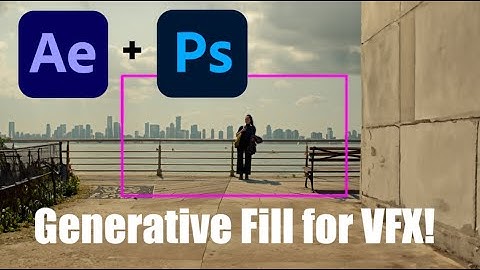 Using Generative Fill for Matte Painting VFX! ➡ After Effects Full Tutorial!