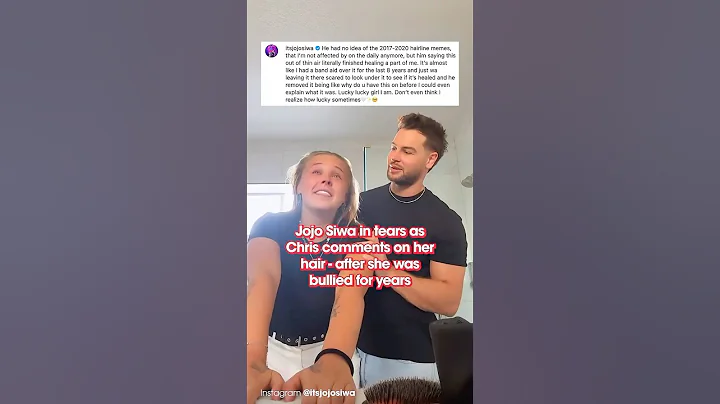Jojo Siwa breaks down in tears as Chris Hughes comment on her hair