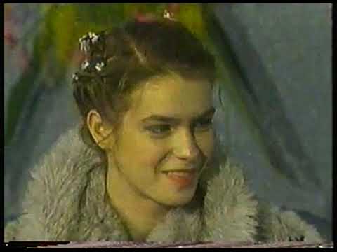 Figure Skating - 1987 - European Championships - Scott Hamilton Interviews Winner DDR Katarina Witt