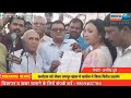 कर्नाटक को लेकर रामपुर खास मे कांग्रेस ने किया विरोध प्रदर्शन