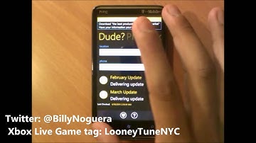 Dude Where is my Update App for Windows Phone 7 Detailed Review Billy Noguera