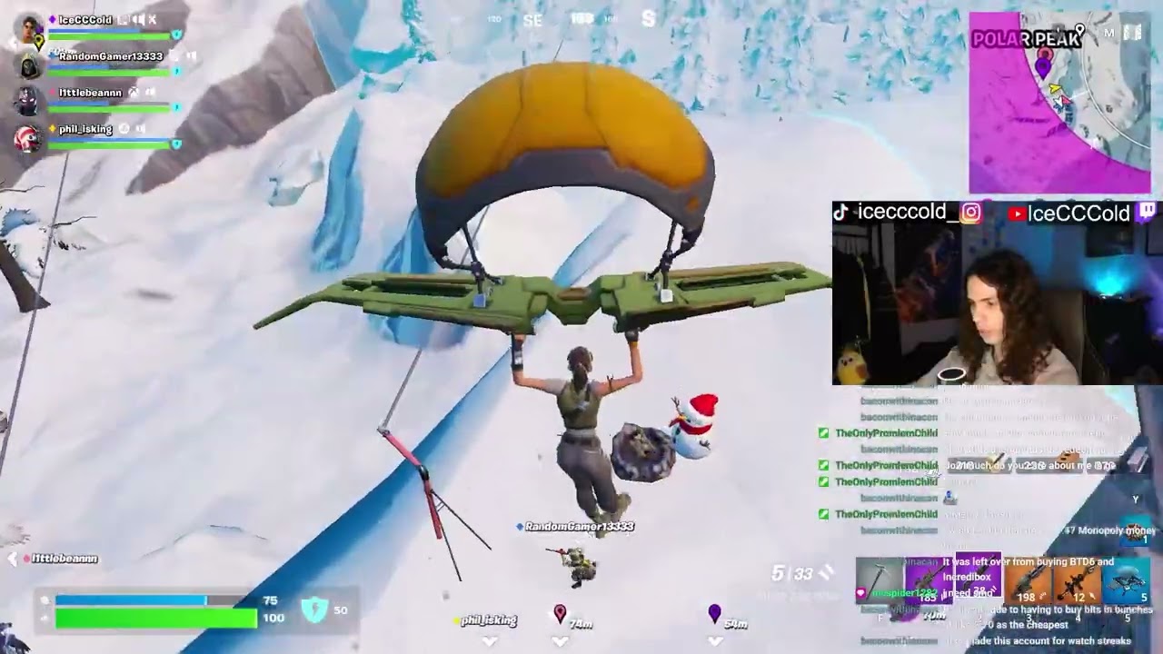 Playing Fortnite With My Chat and Winning