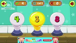 Game Edukasi Belajar Berhitung Untuk Anak | Bermain Lampu Angka | Hamizan TV screenshot 5