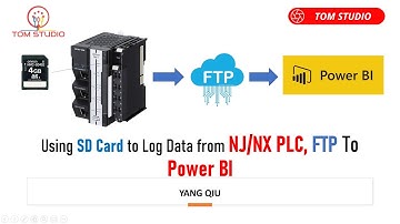 Using SD Card to log the data from NJNX PLC, then go via FTP to transfer data to Microsoft Power BI