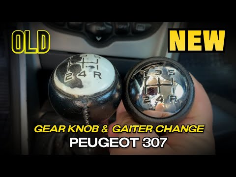 Peugeot 307 | How to replace Gear Knob and Gaiter DIY