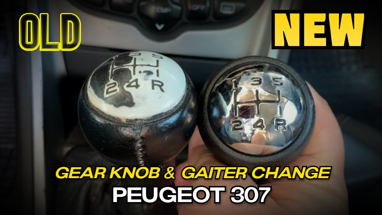 Peugeot 307 How to replace Gear Knob and Gaiter DIY YouTube