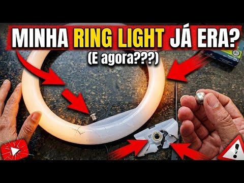 HOW TO FIX A BROKEN RING LIGHT AT THE BASE (QUICK AND EASY!)