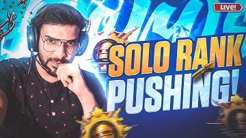 SOLO TOP 1 RANK PUSH😎 | BGMI SOLO CONQUEROR RANK PUSH LIVE #bgmi #botsquad #playzoplive