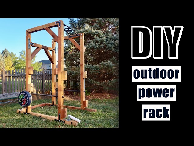 DIY Power Rack for my outdoor home gym, how to build a beefy power rack 