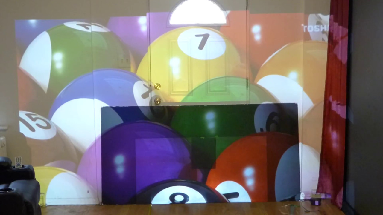 BLACK SCREEN PAINT CINEMA MIX VS OUR NANO BLACK TECHNOLOGY SCREENS