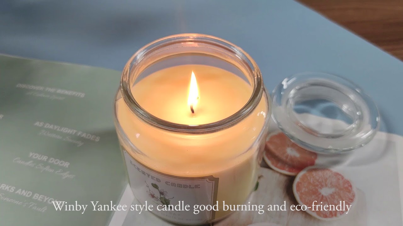 burning yankee style candles YouTube