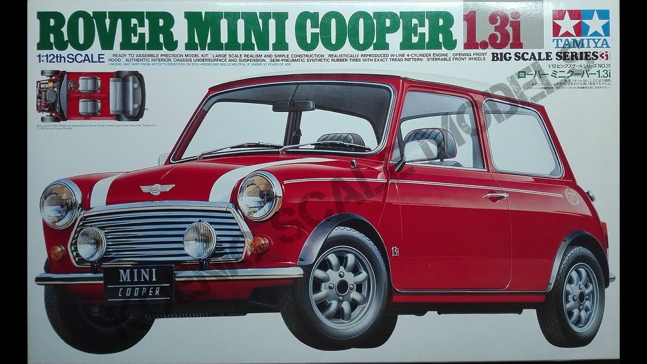 обзор Rover Mini Cooper 13i Tamiya 112 сборные модели Youtube