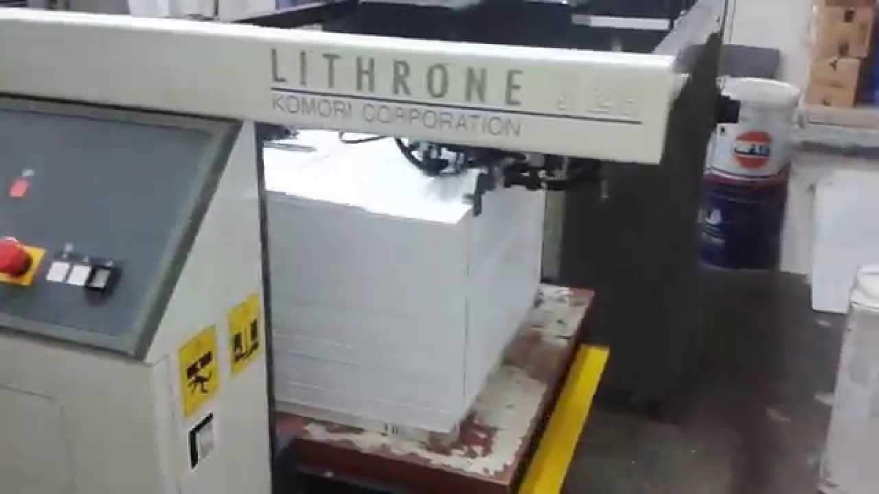 offset printing youtube Offset Machine Lithrone Komori Colour 5 S29 YouTube Printing offset printing youtube Offset Machine Lithrone Komori Colour 5 S29 YouTube Printing